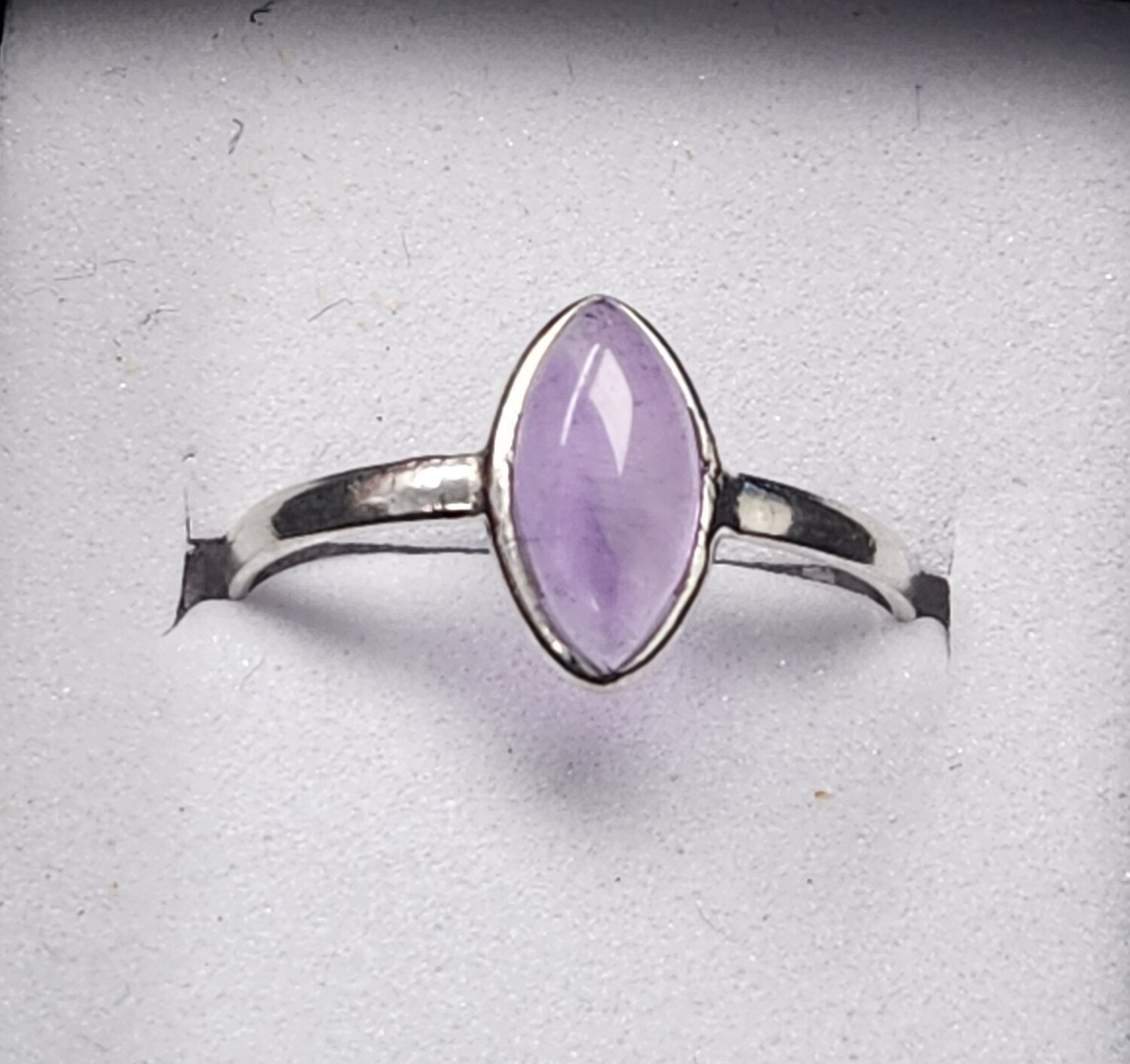 Amethyst Sterling Silver Ring - 6