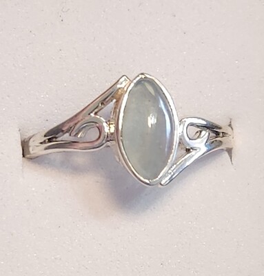 Blue Topaz RING WAVE  9
