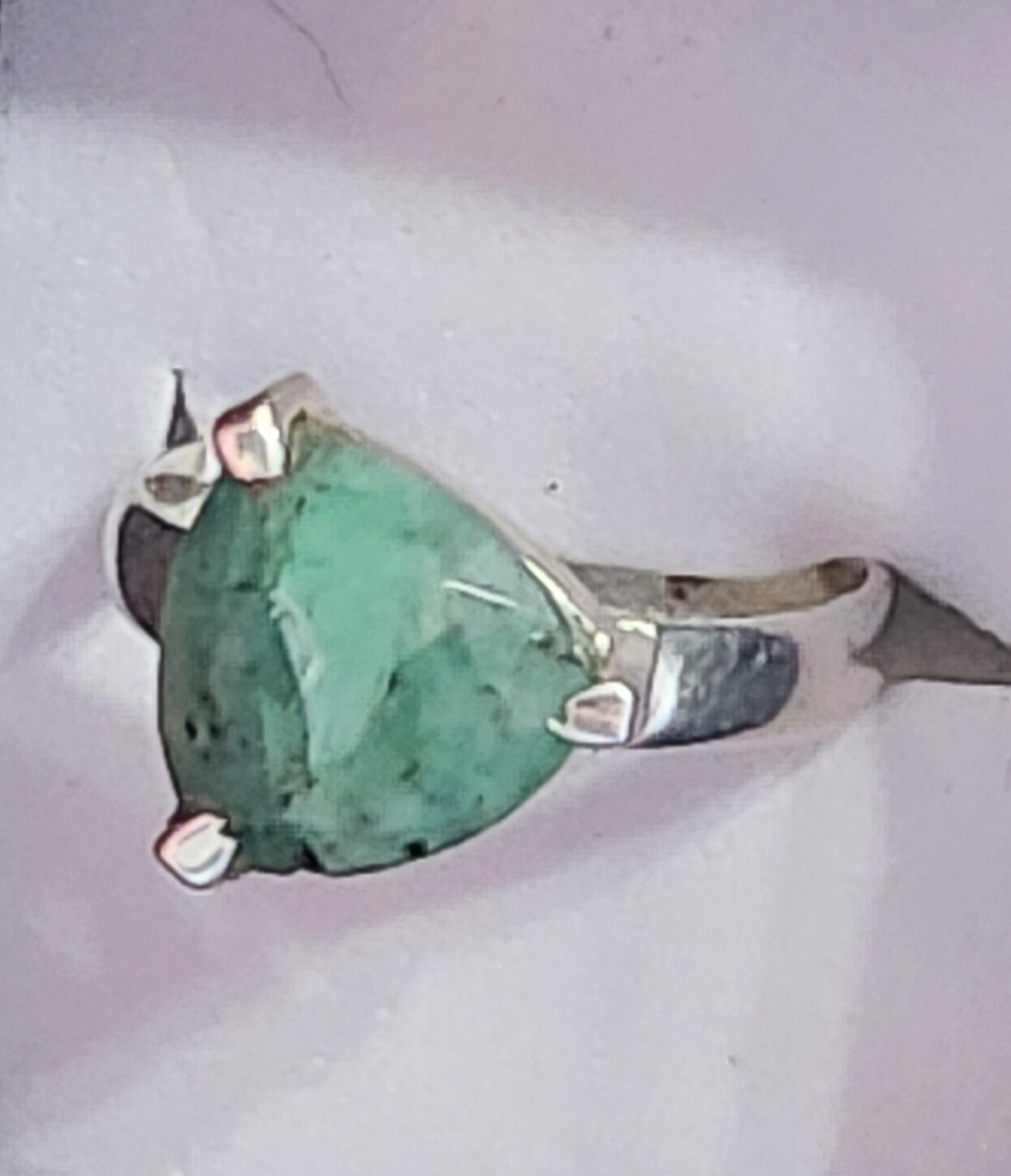 EMERALD RING SHIELD  Size 6