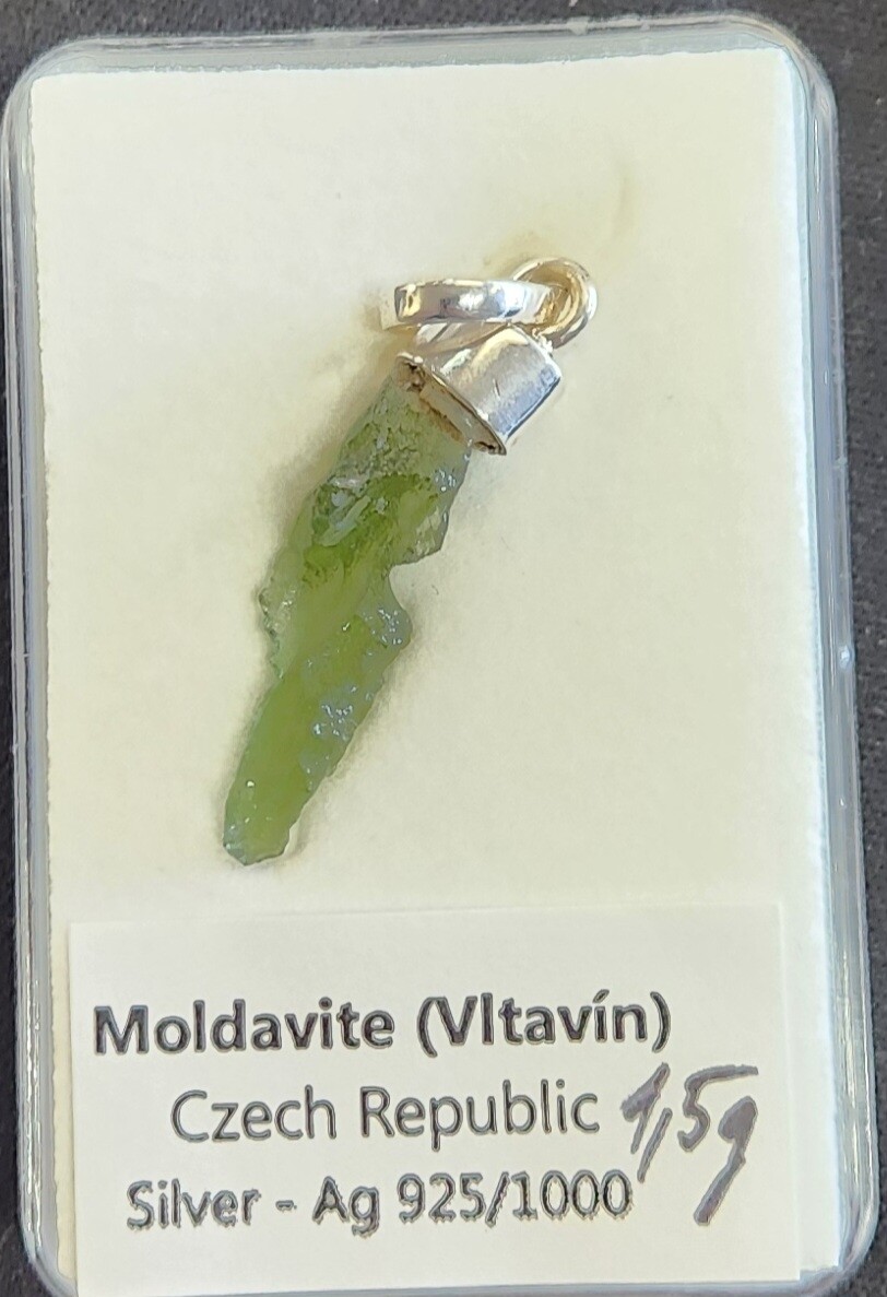 Moldavite / Sterling Silver III