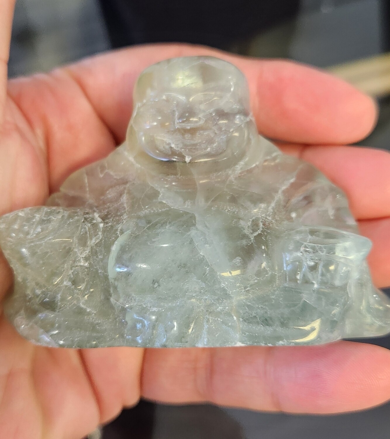 Fluorite Buddha 