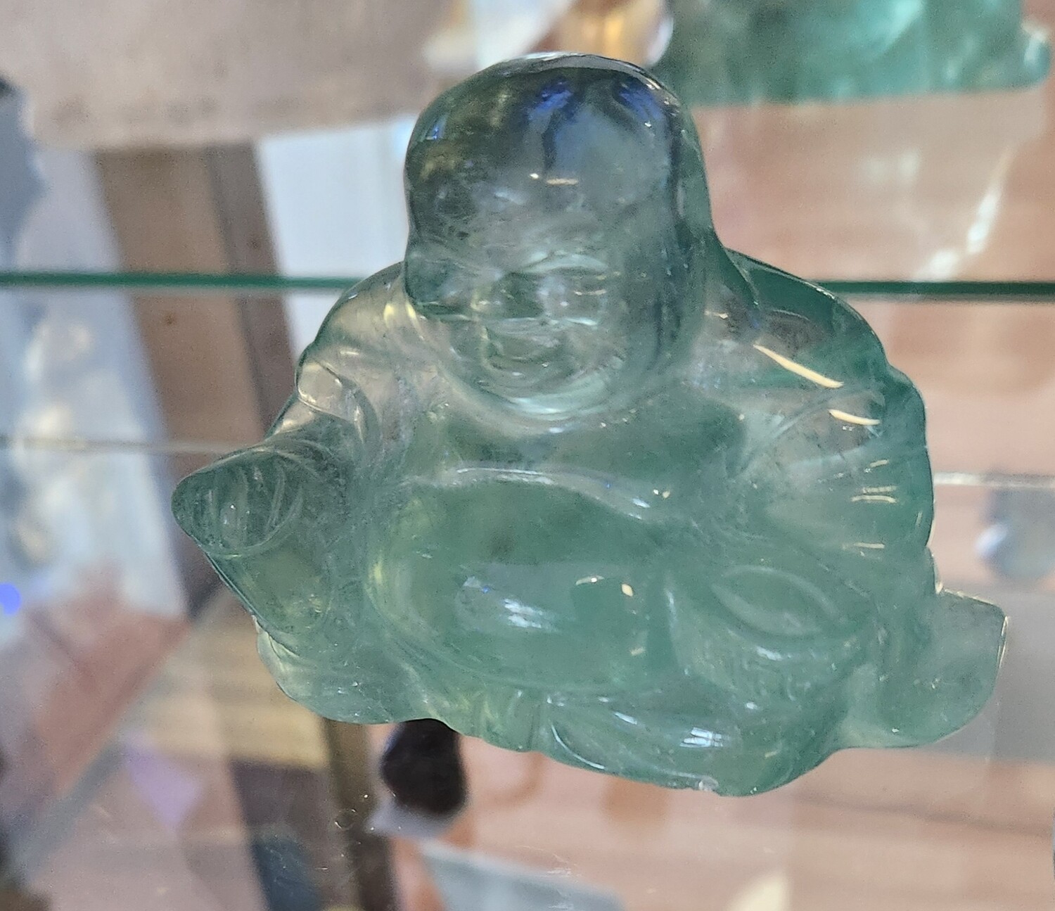 Fluorite Buddha 