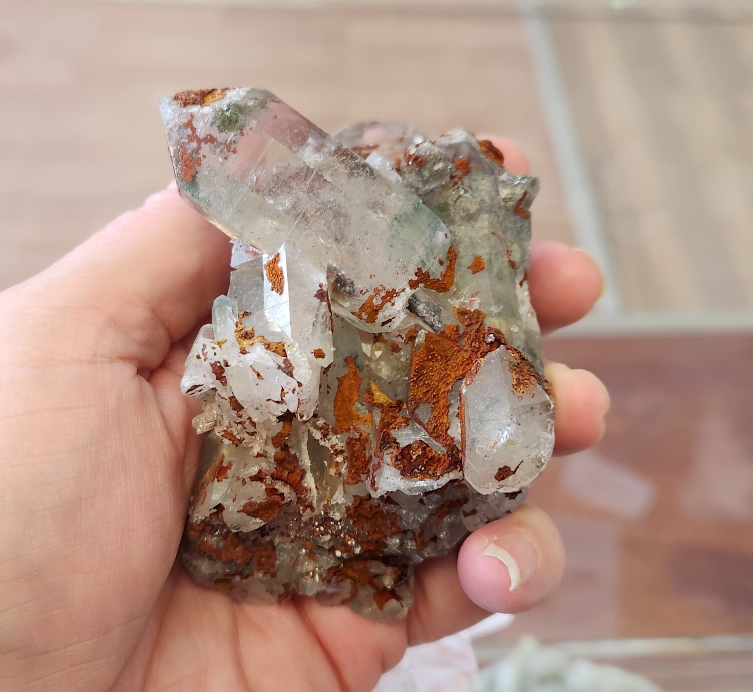 Himalayan Quartz  II Smokey Iron