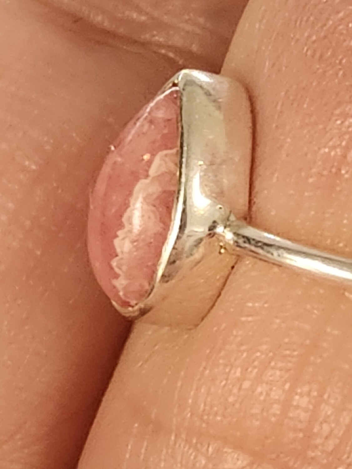 Rhodochrosite Sterling 9