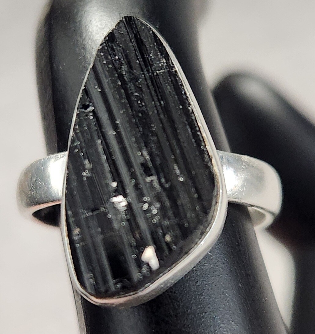 Black Tourmaline Sterling 8