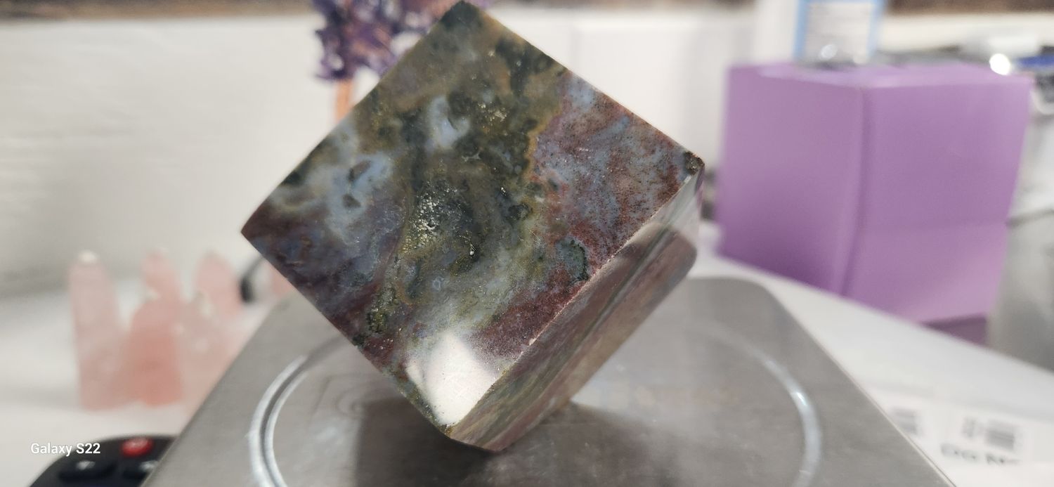 Ocean Jasper III Cube