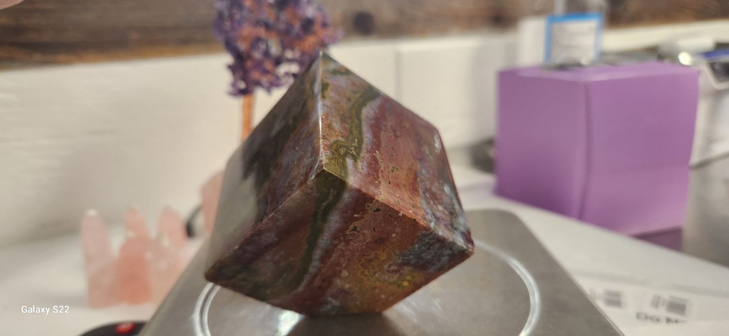 Ocean Jasper III Cube