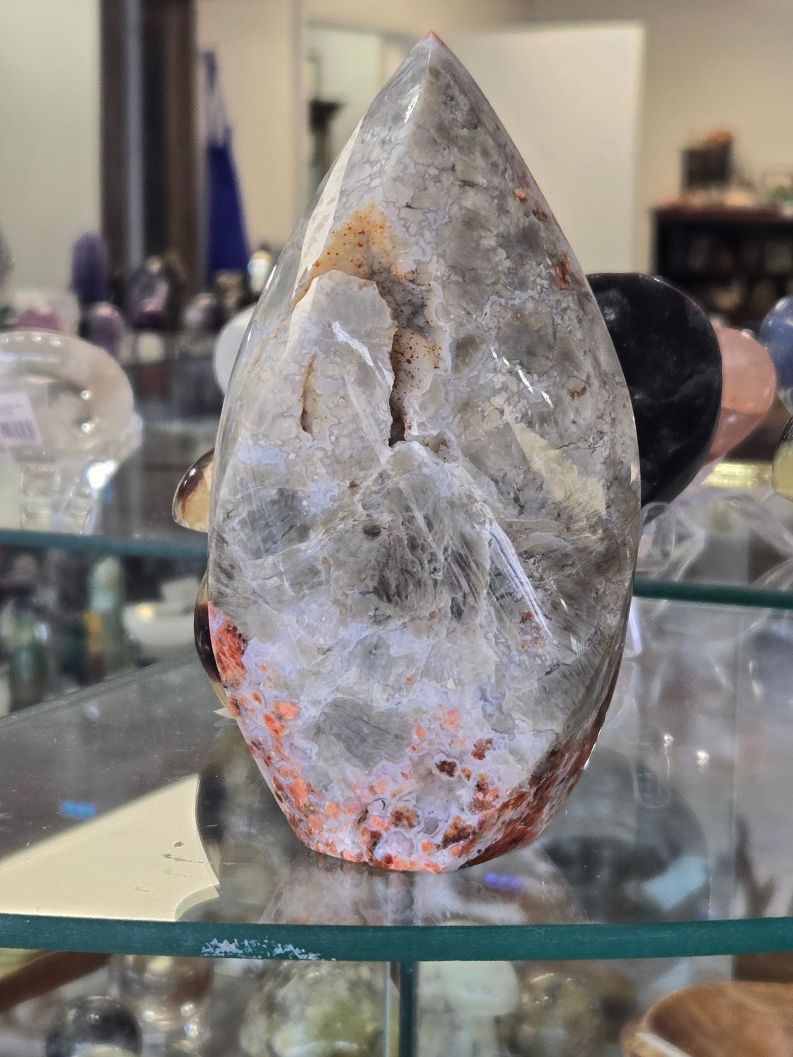 Apatite w Calcite-flame II