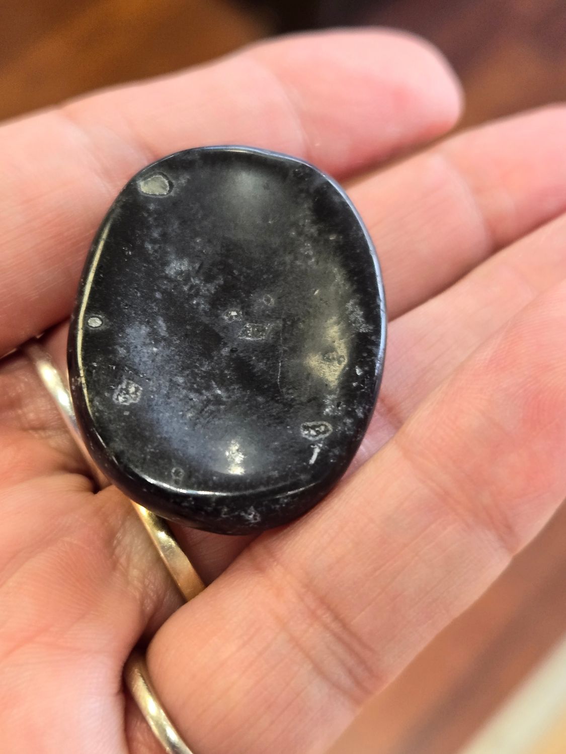 Black Tourmaline Worry Stone