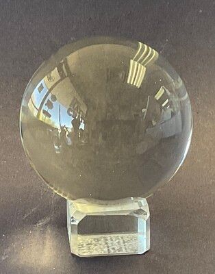 Crystal Sphere W/Stand 110mm