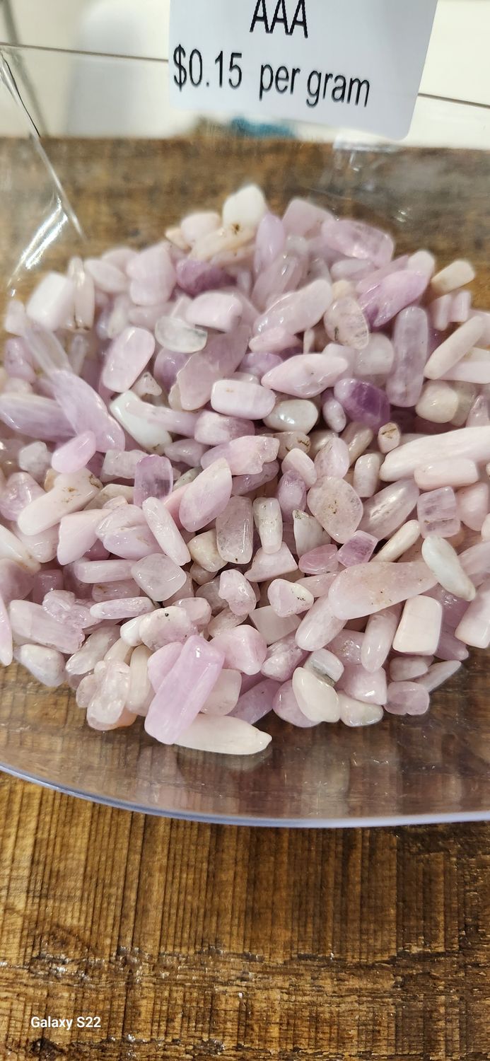 Kunzite Tumbles