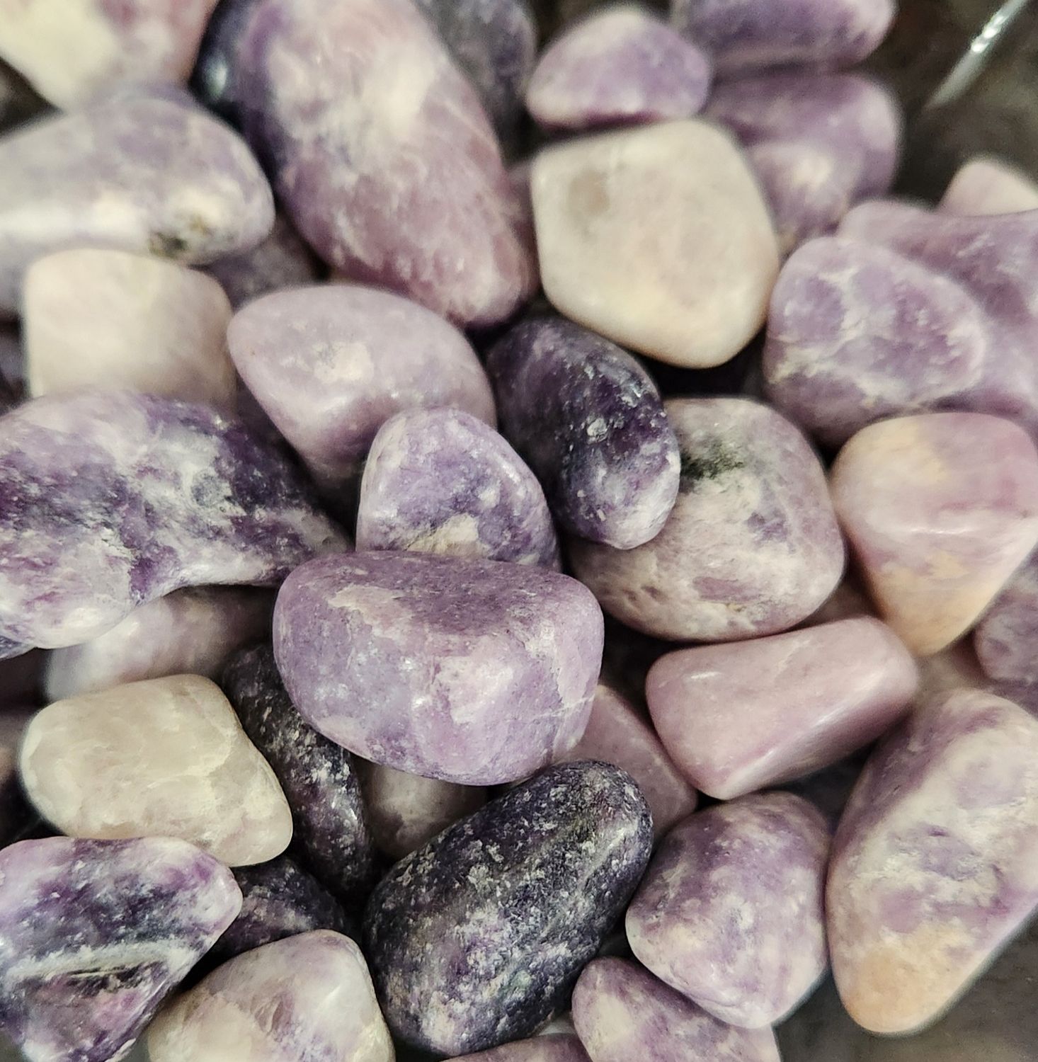 lepidolite Tumbles