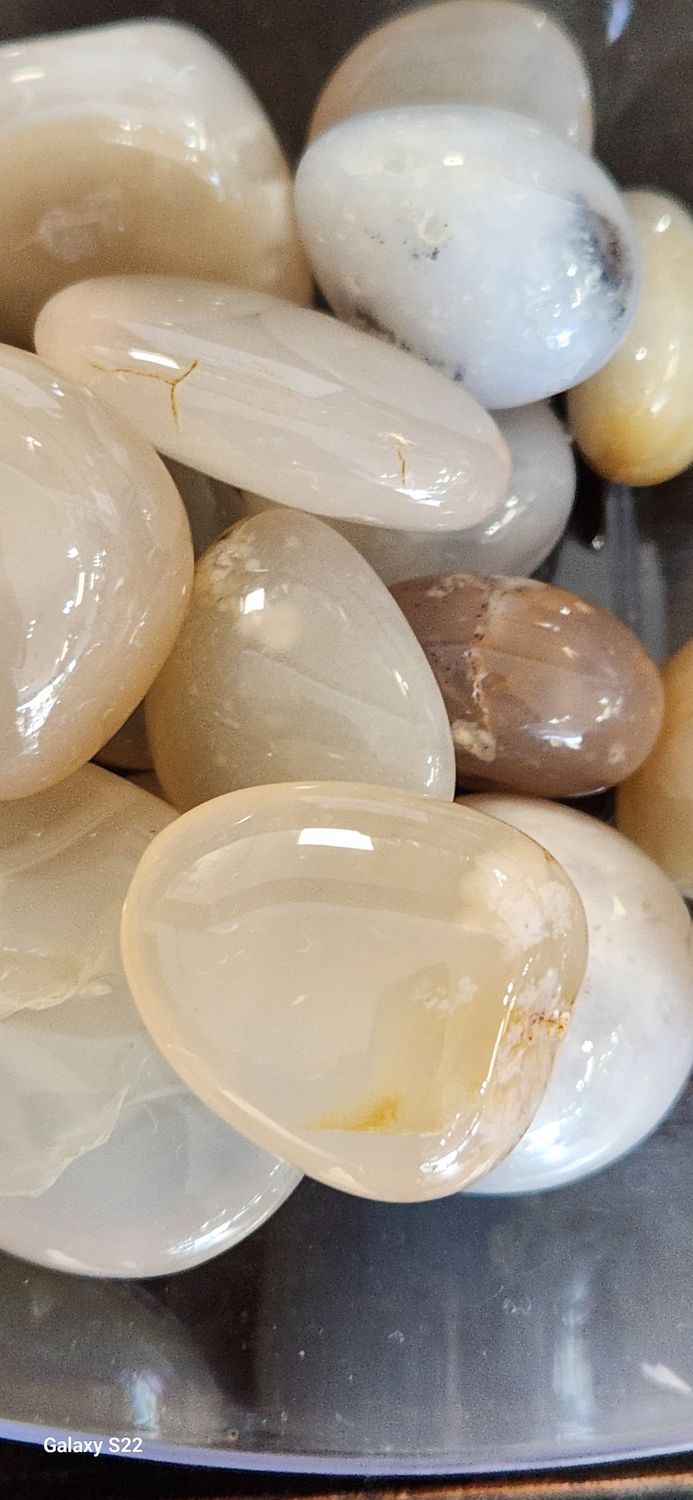 Flower Agate Tumbles