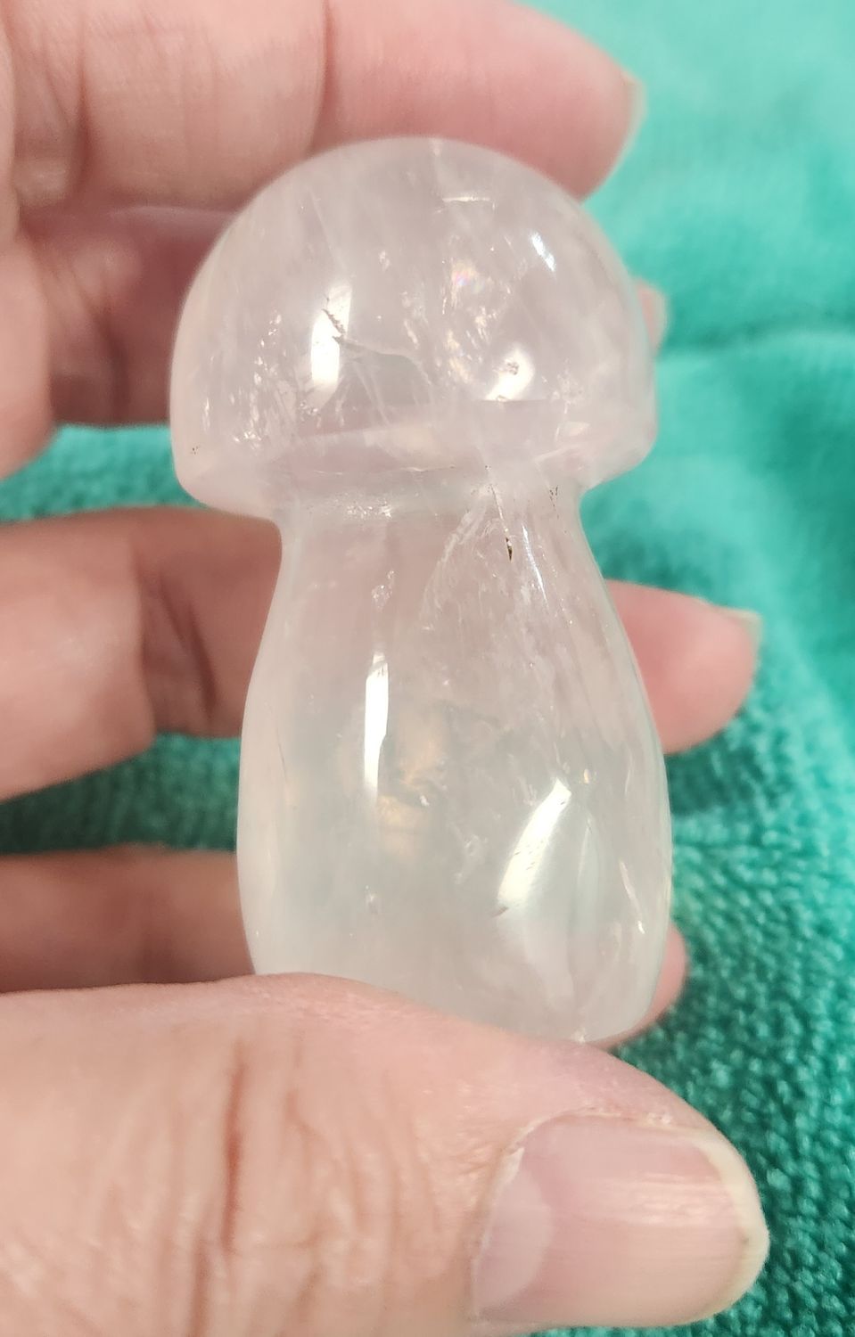 Rose Quartz Mushrooms II