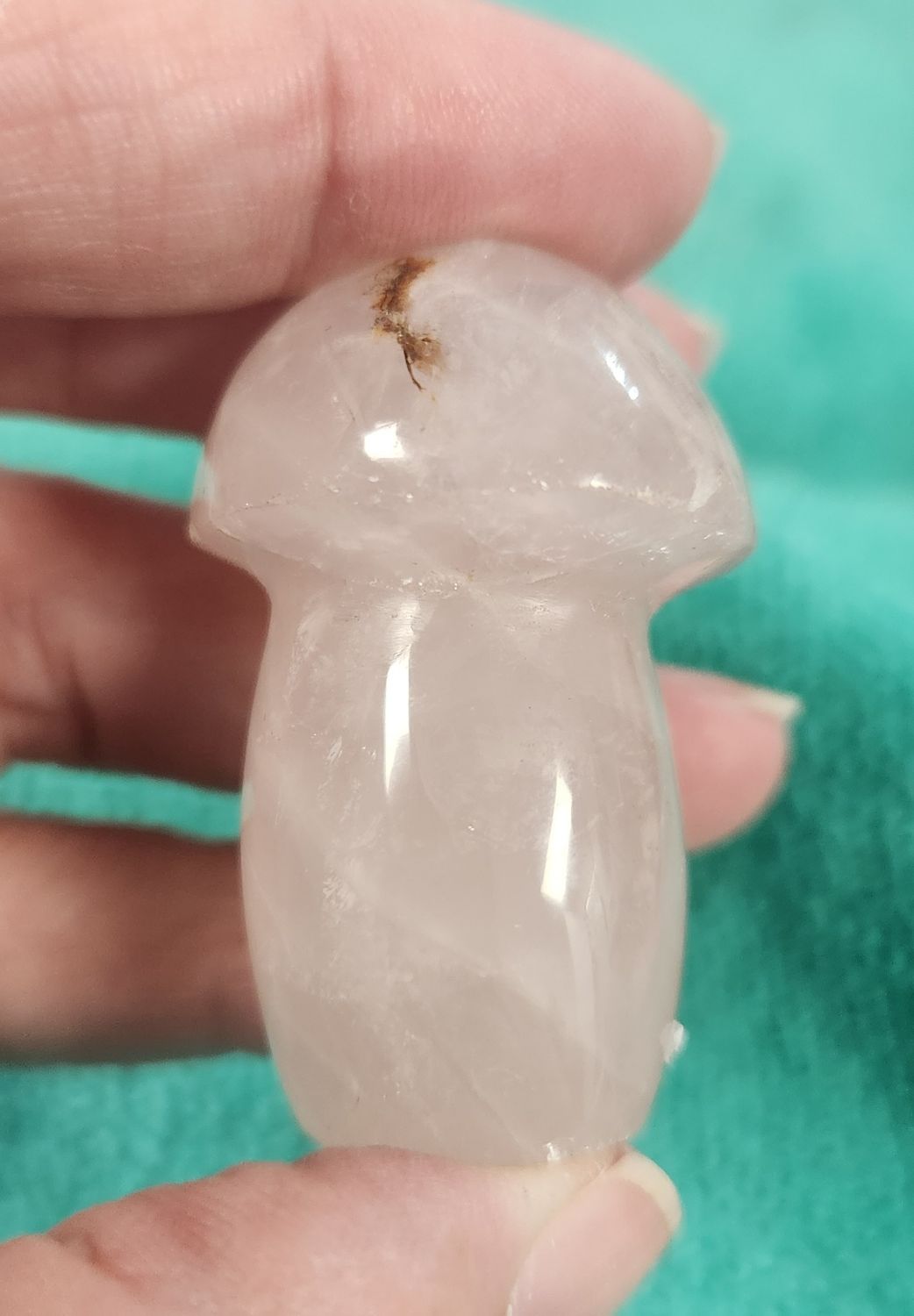Rose Quartz Mushrooms I