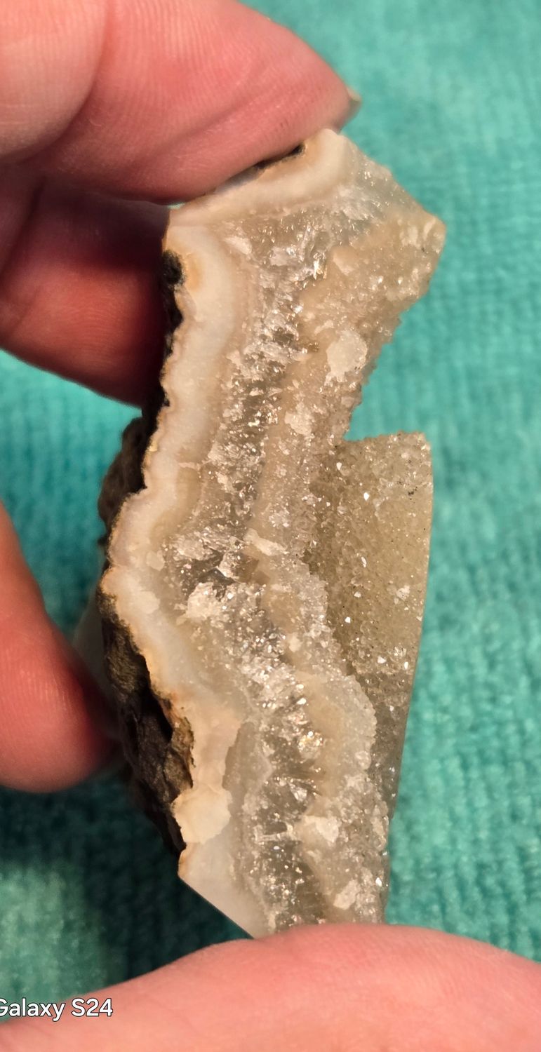 Amethyst w Stalactite eye S II-Uruguayan