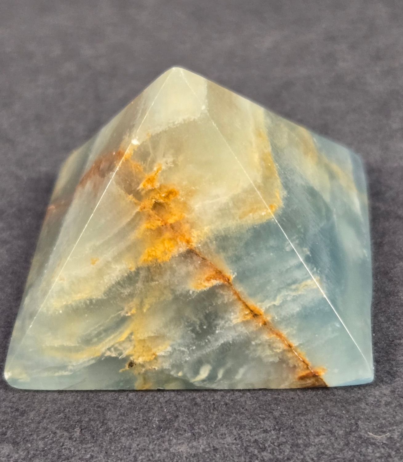 Blue Onyx Pyramid
