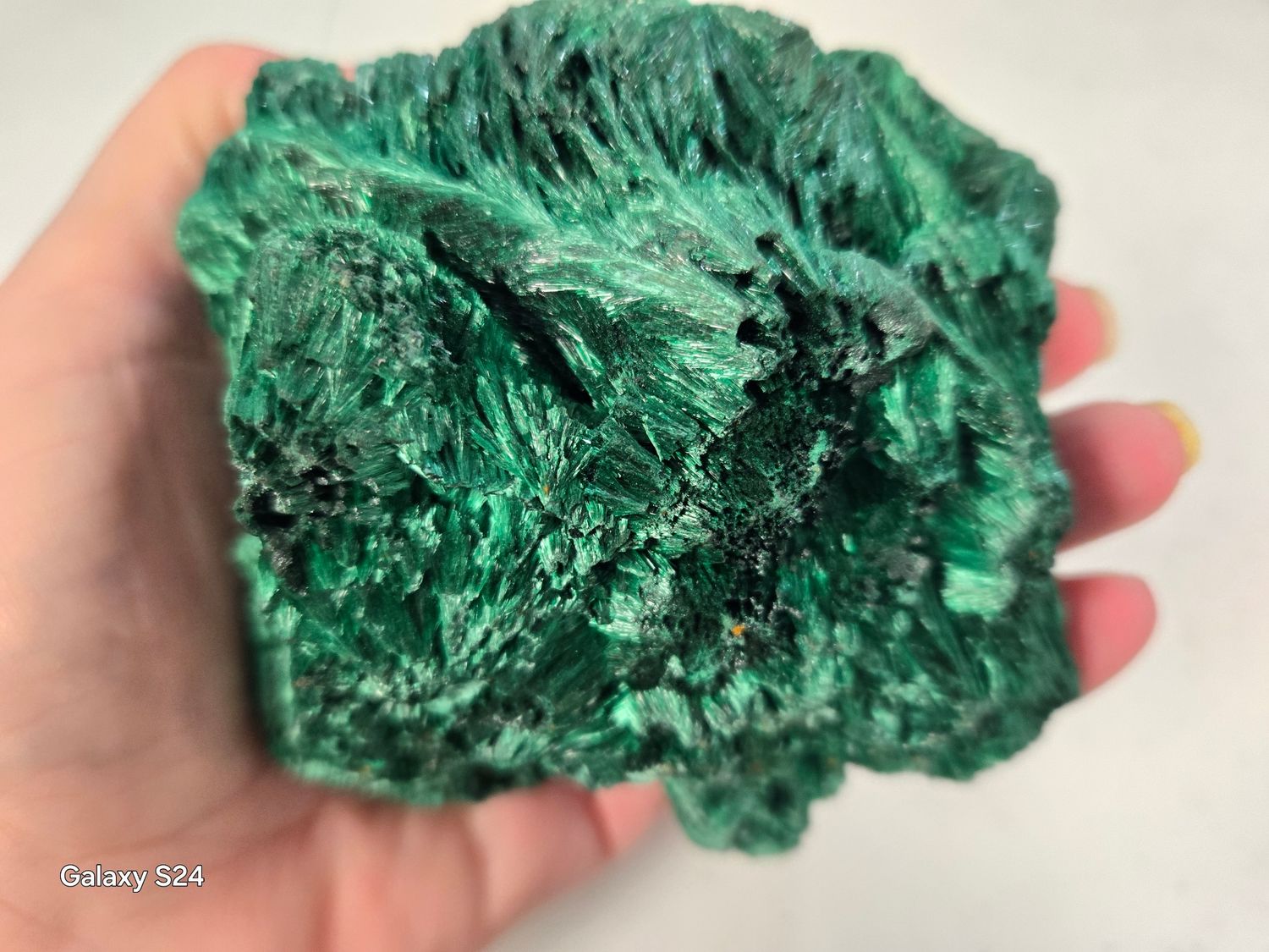 Malachite -Fibrous