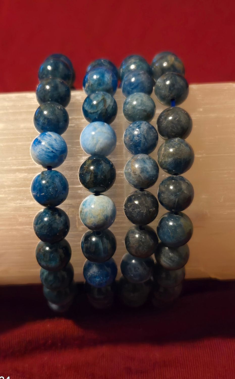 Blue Apatite 8mm