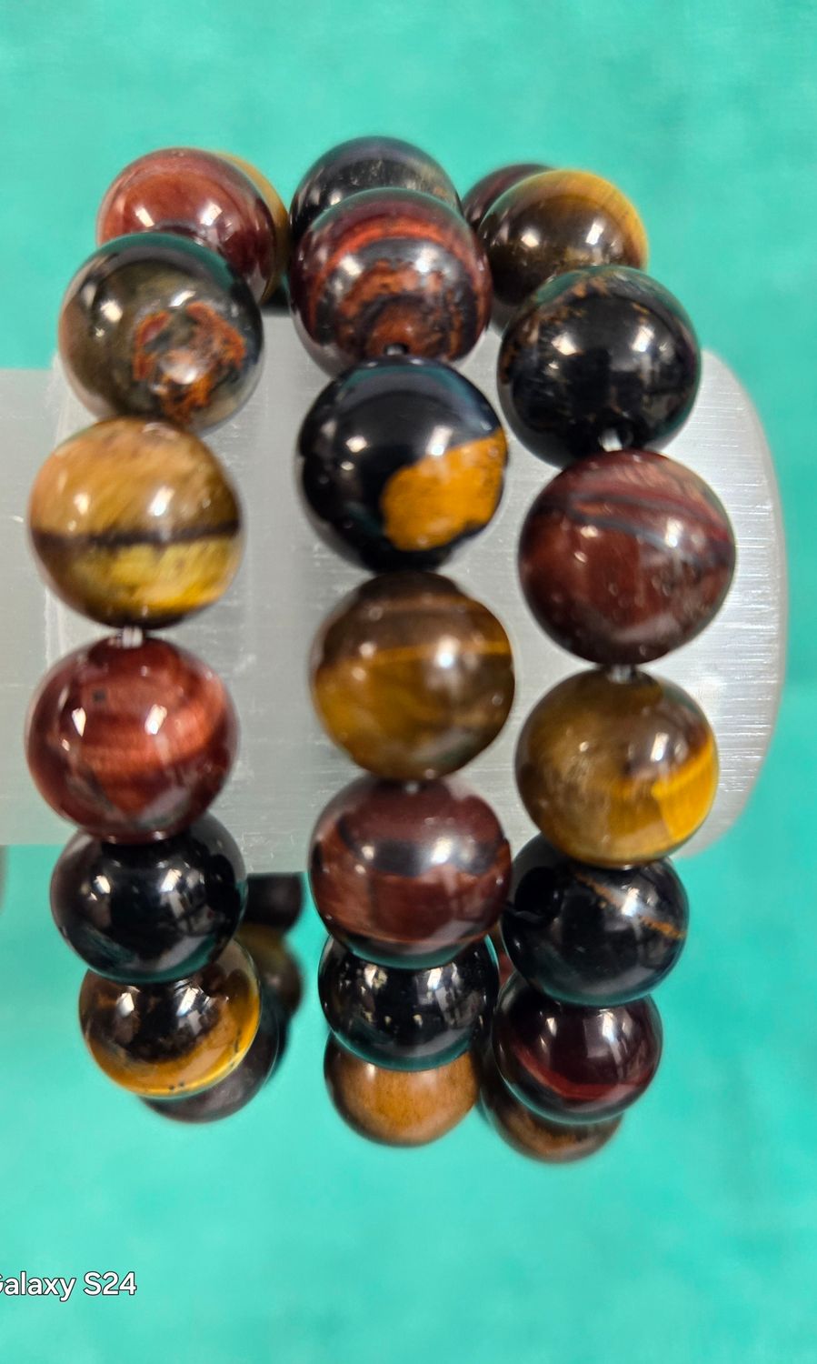 Tri Color Tiger Eye 12 mm