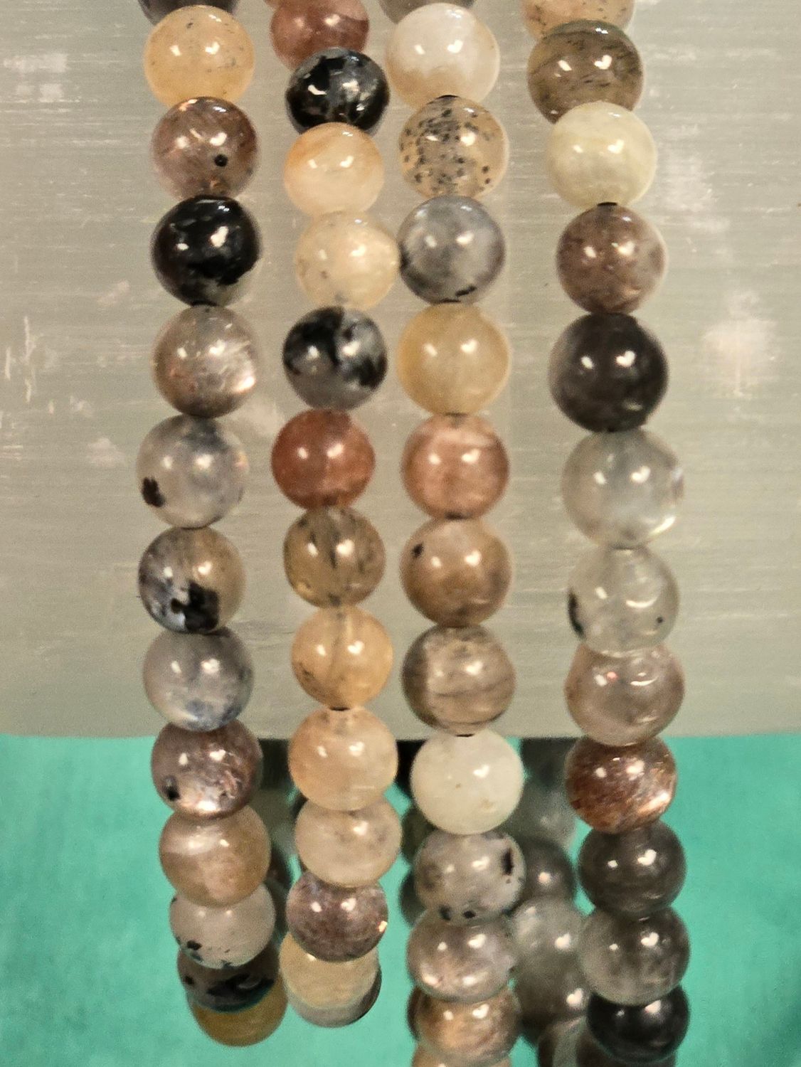 Dalmatian Moonstone Bracelet