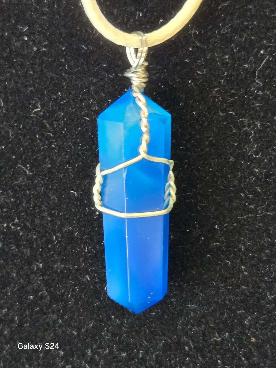 Blue Onyx Pendant
