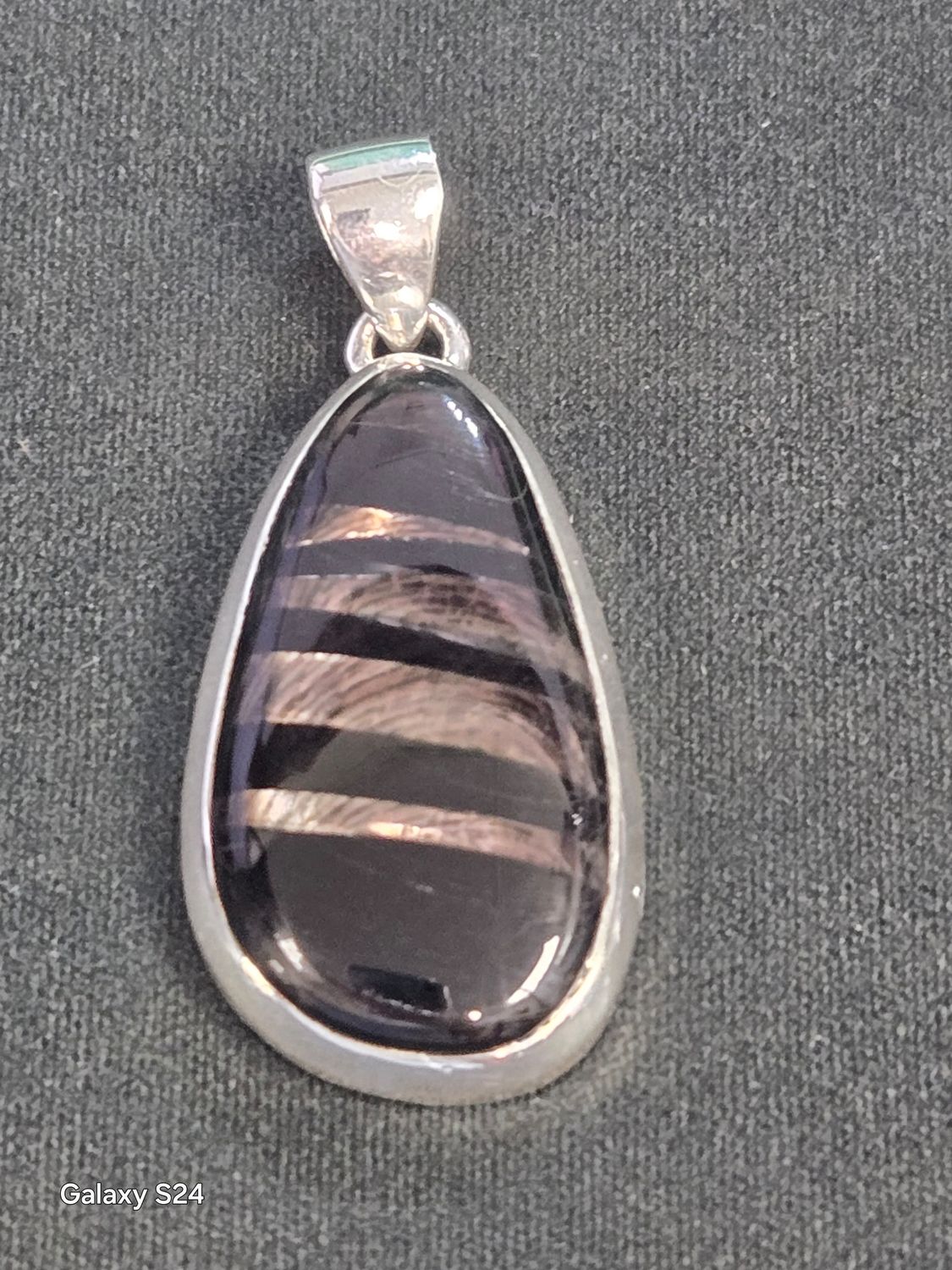Hypersthene Sterling Pendant I