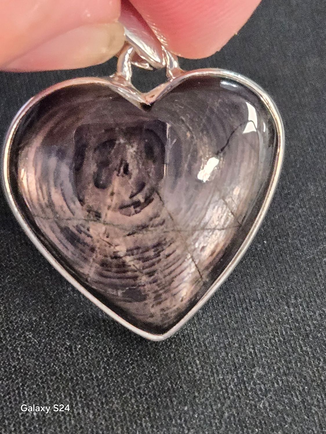 Hypersthene Sterling Pendant III