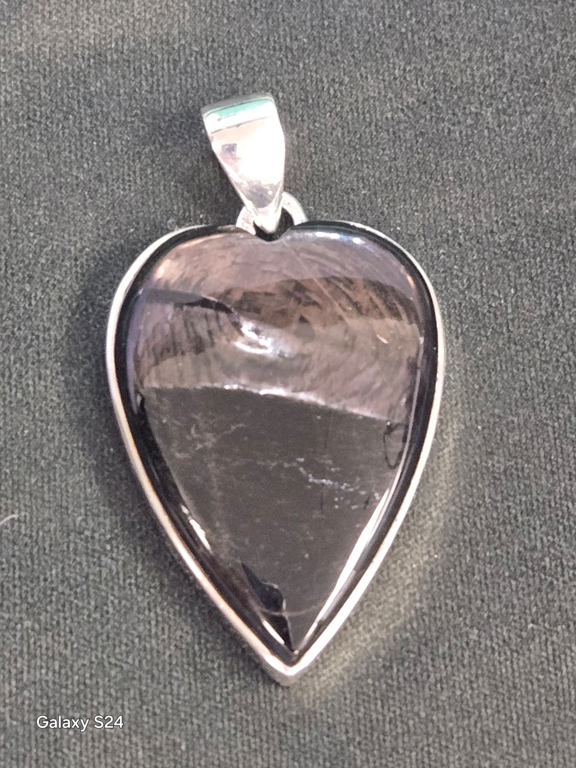Hypersthene Sterling Pendant II