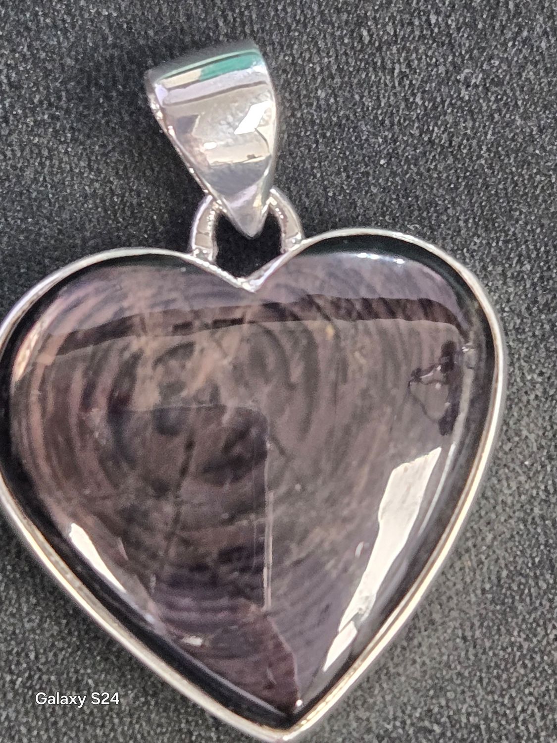 Hypersthene Sterling Pendant III