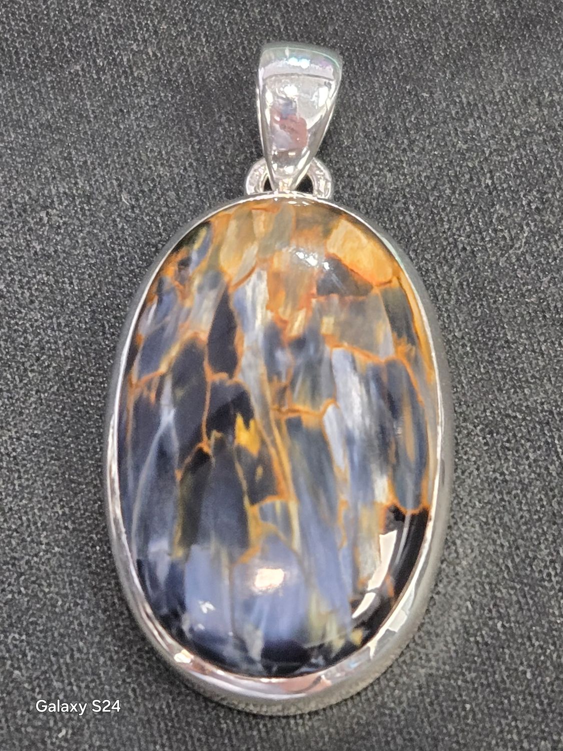 Pietersite Sterling Pendant I