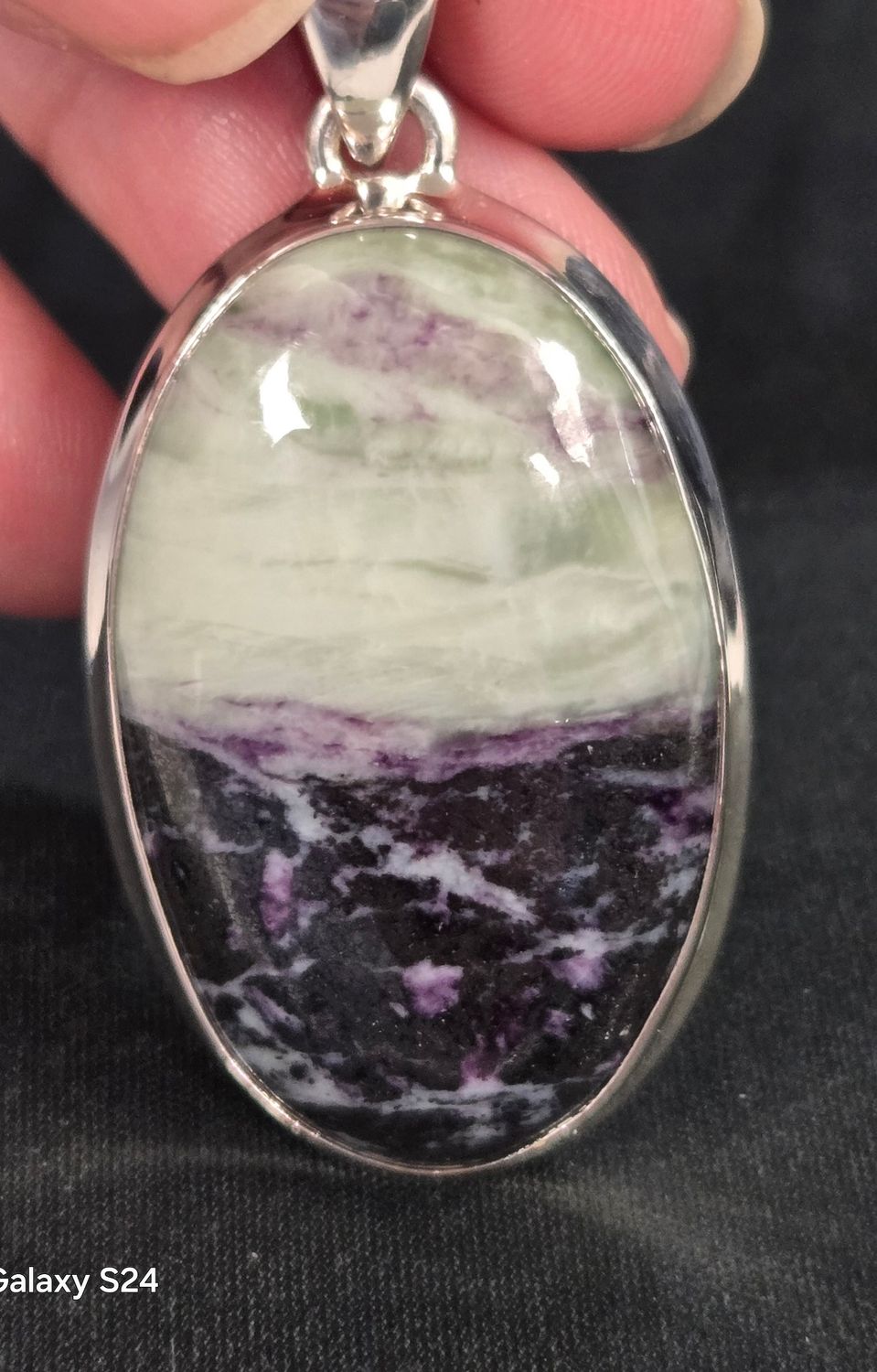 Kammererite Sterling Pendant
