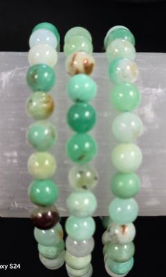 Chrysoprase 6mm 7.5”