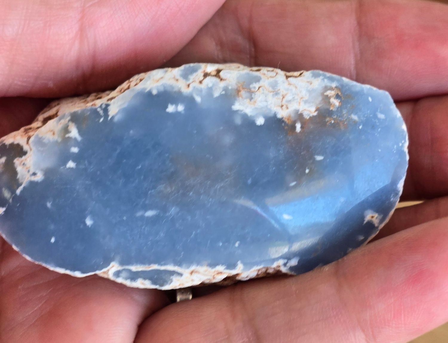 Angelite Semi polished
