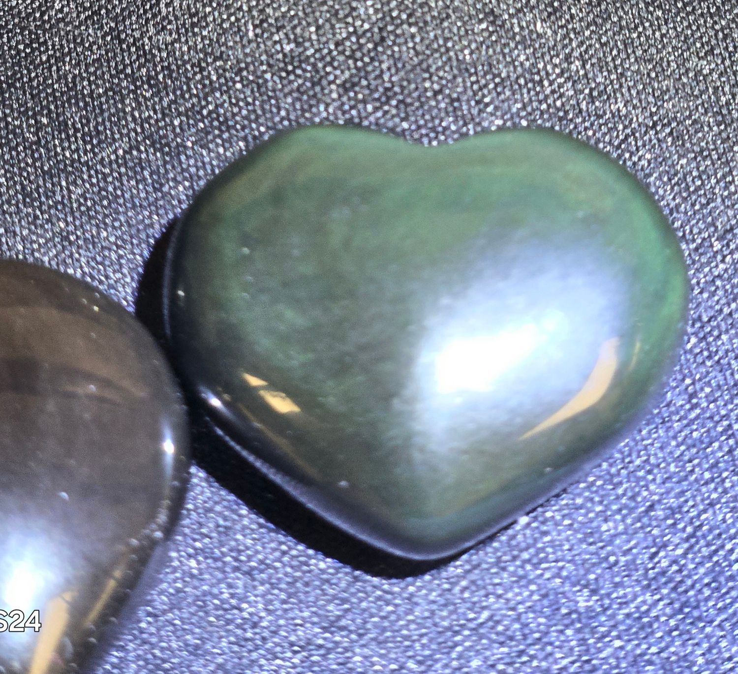 Obsidian Heart 1”-1.25”
