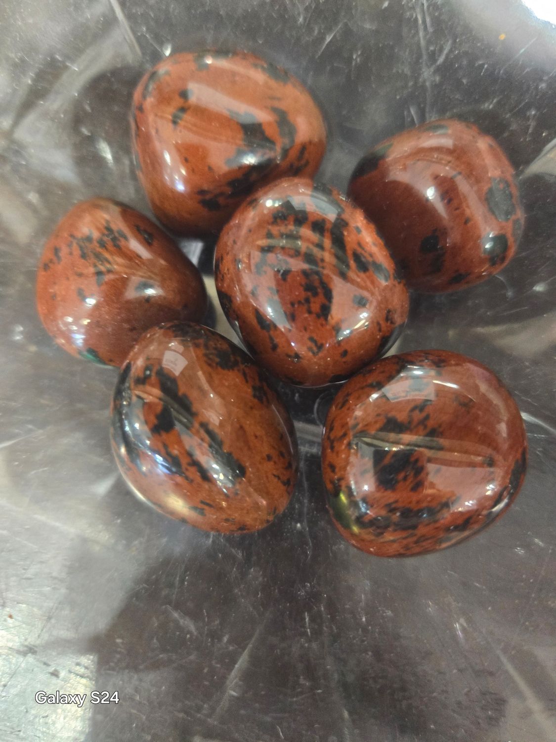 Mahogany Obsidian Tumbles