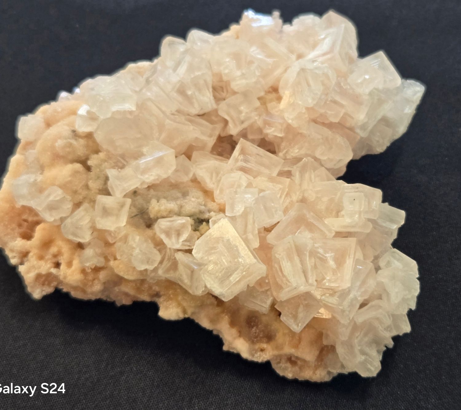 Halite on Torona Matrix