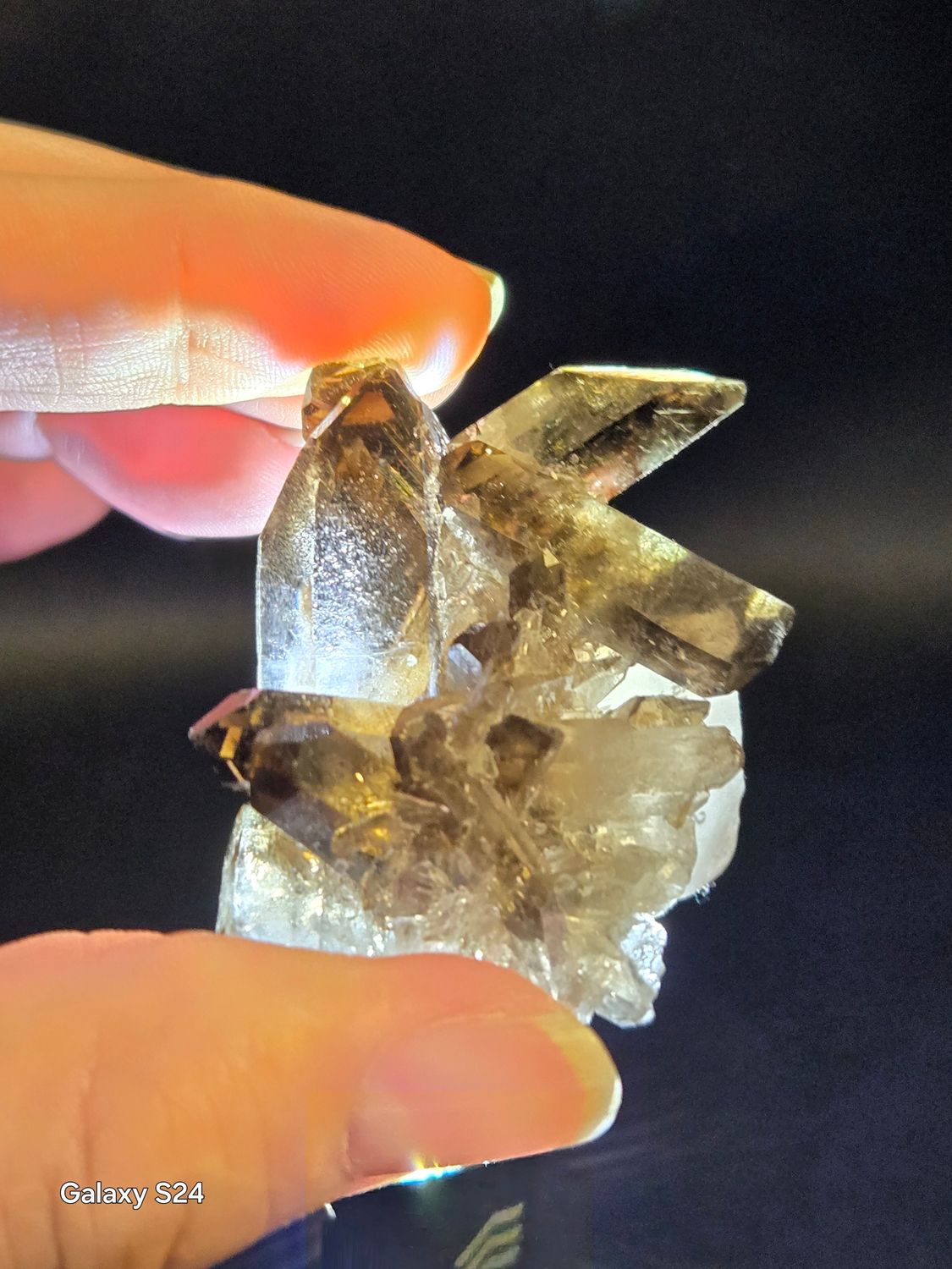 Smokey Quartz IX Cluster