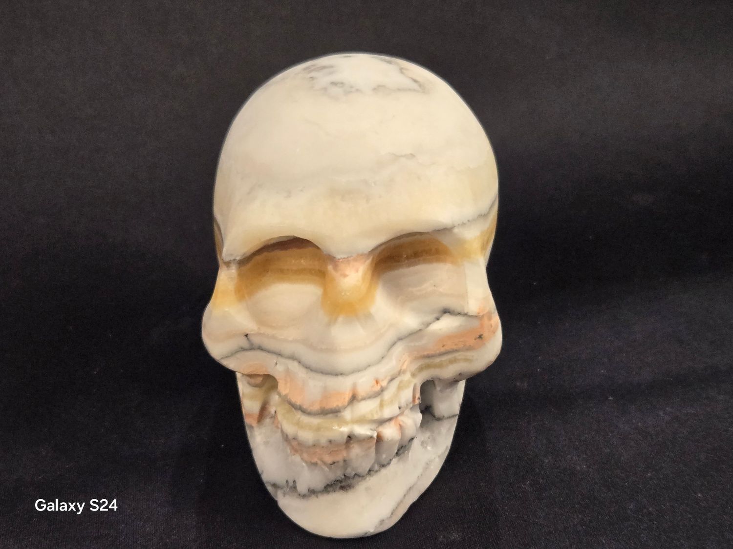 Banded Calcite Skull 