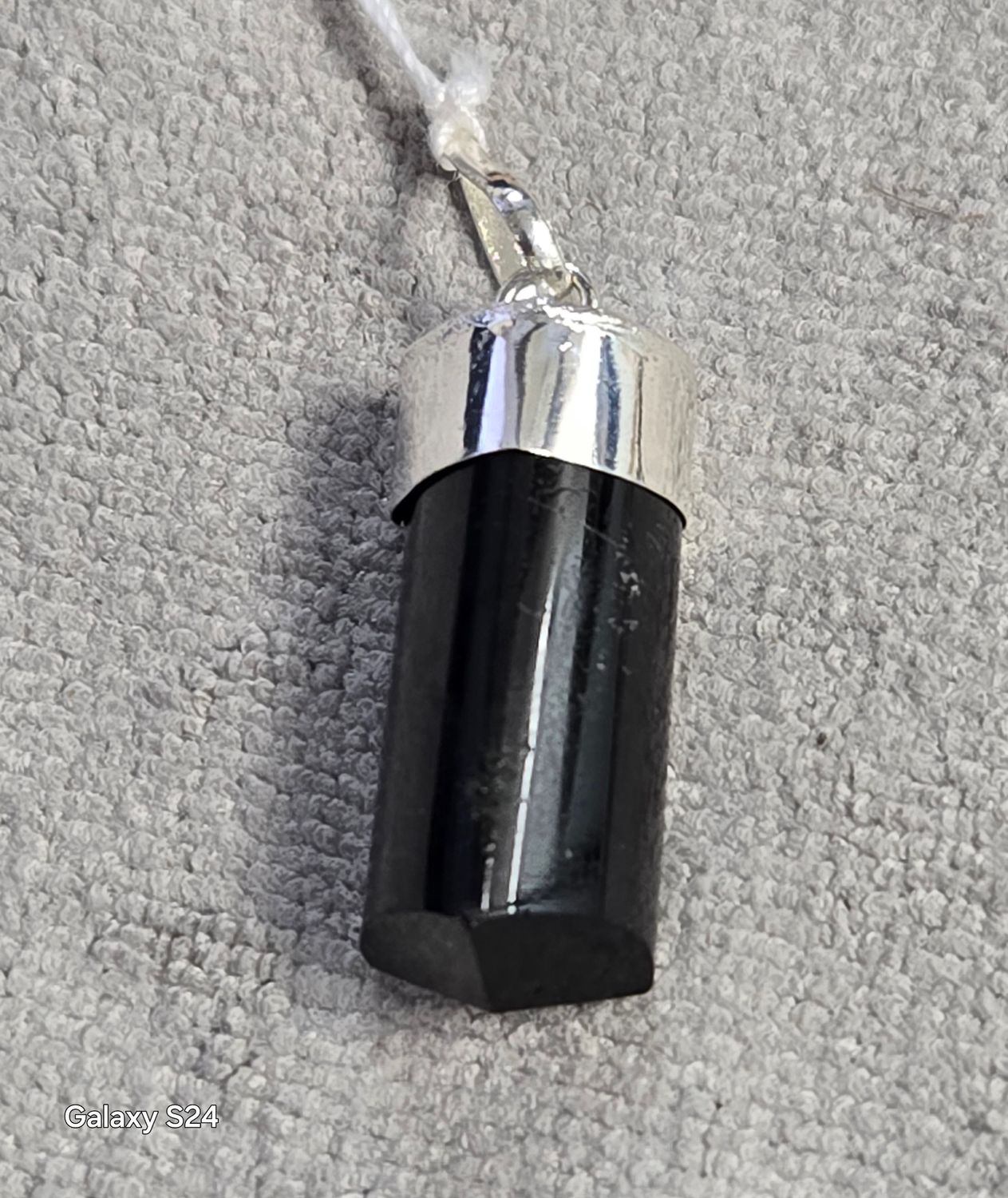 Tourmaline Silver Pendant