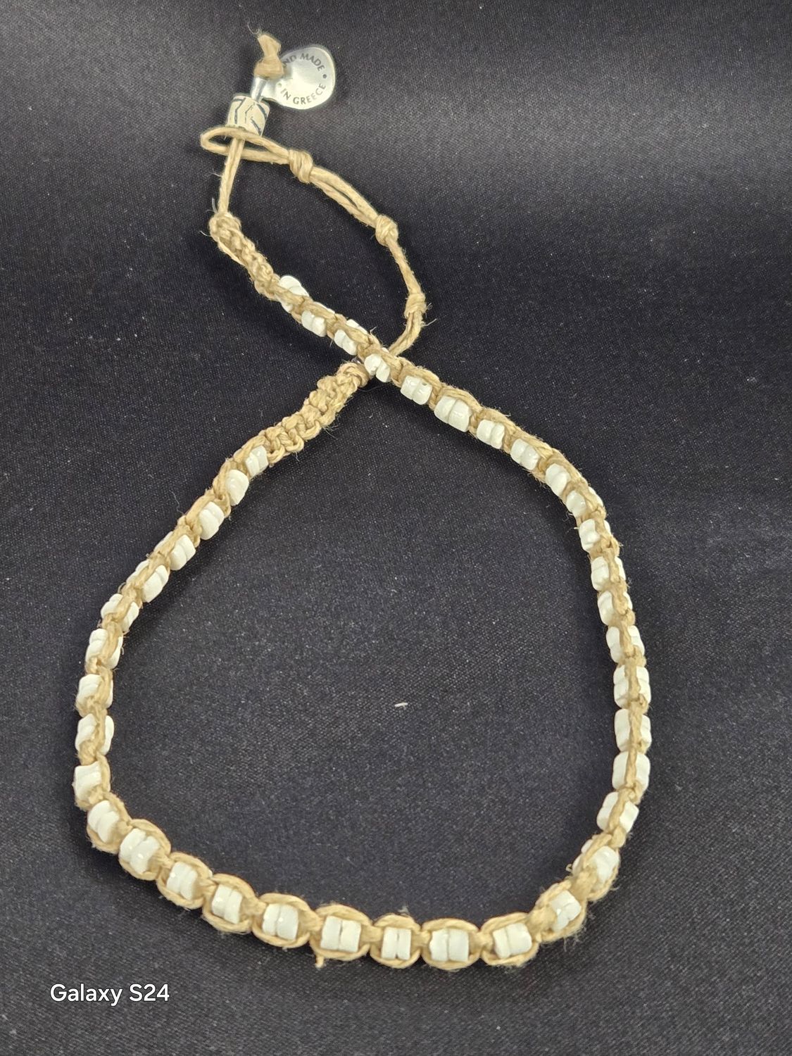 Hemp and puka shell