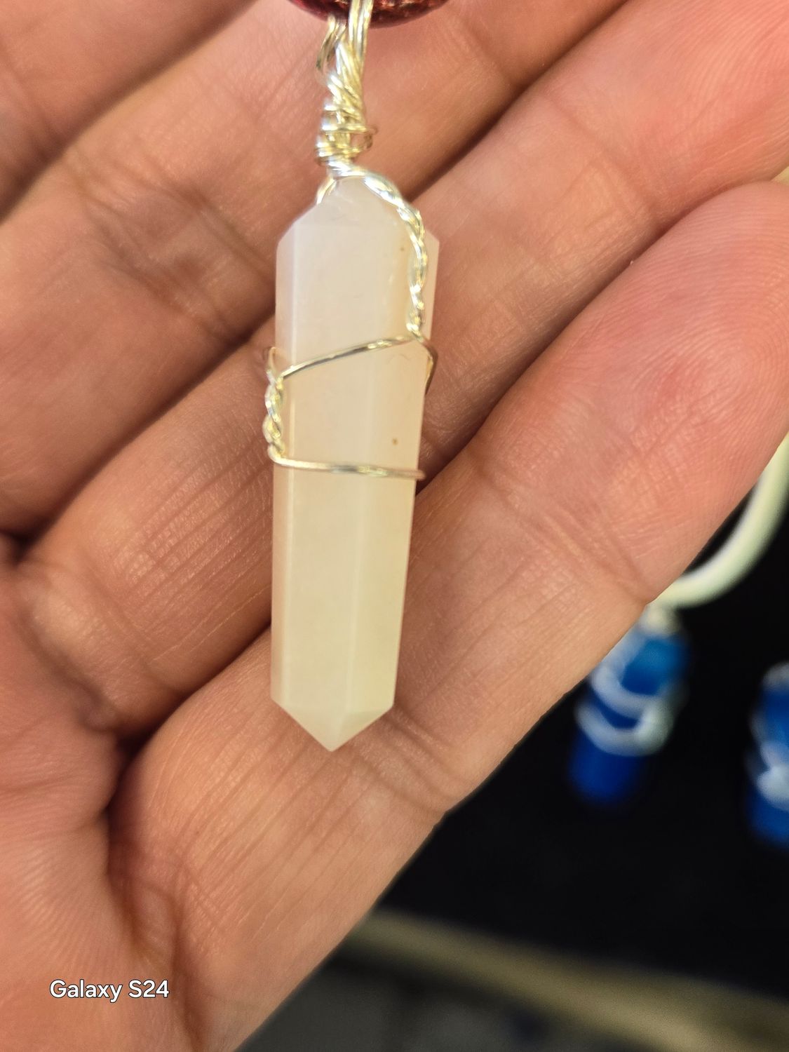 Pink Opal Pendant