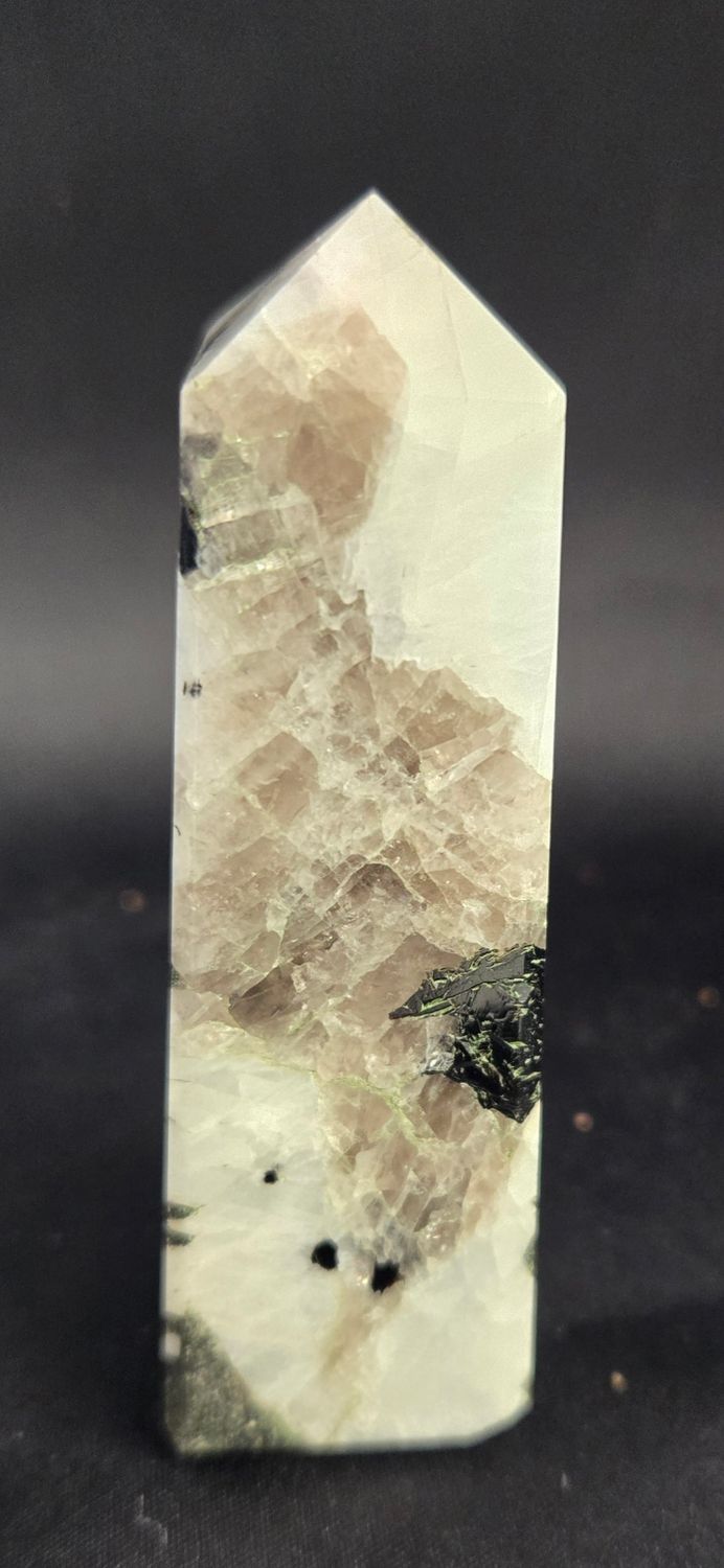 Rainbow Moonstone / Black Tourmaline II