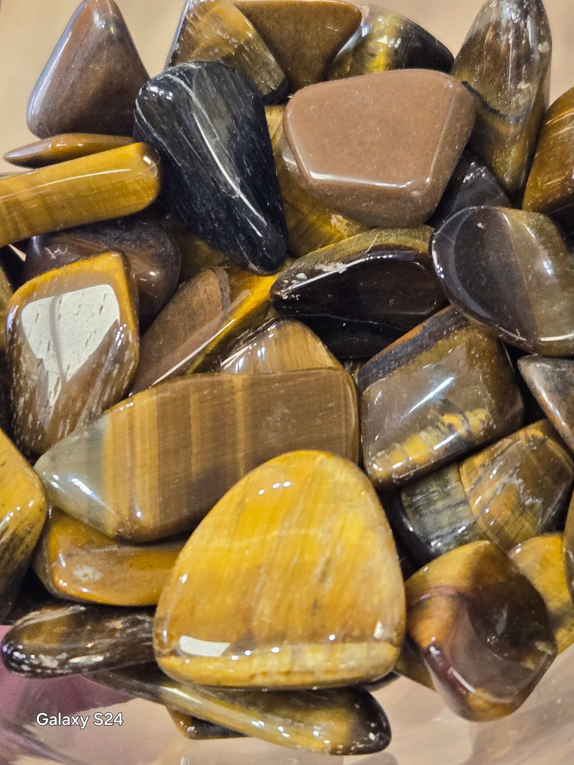 Tiger Eye Tumbles
