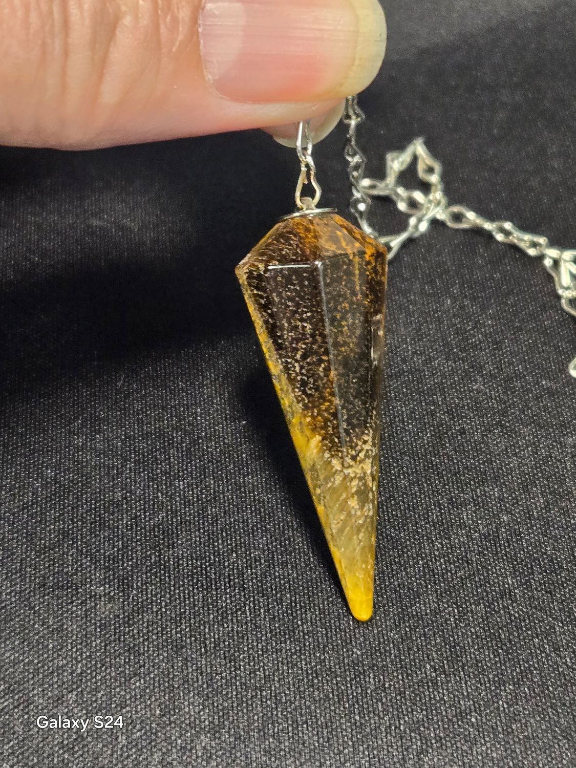 Tiger Eye Pendulums