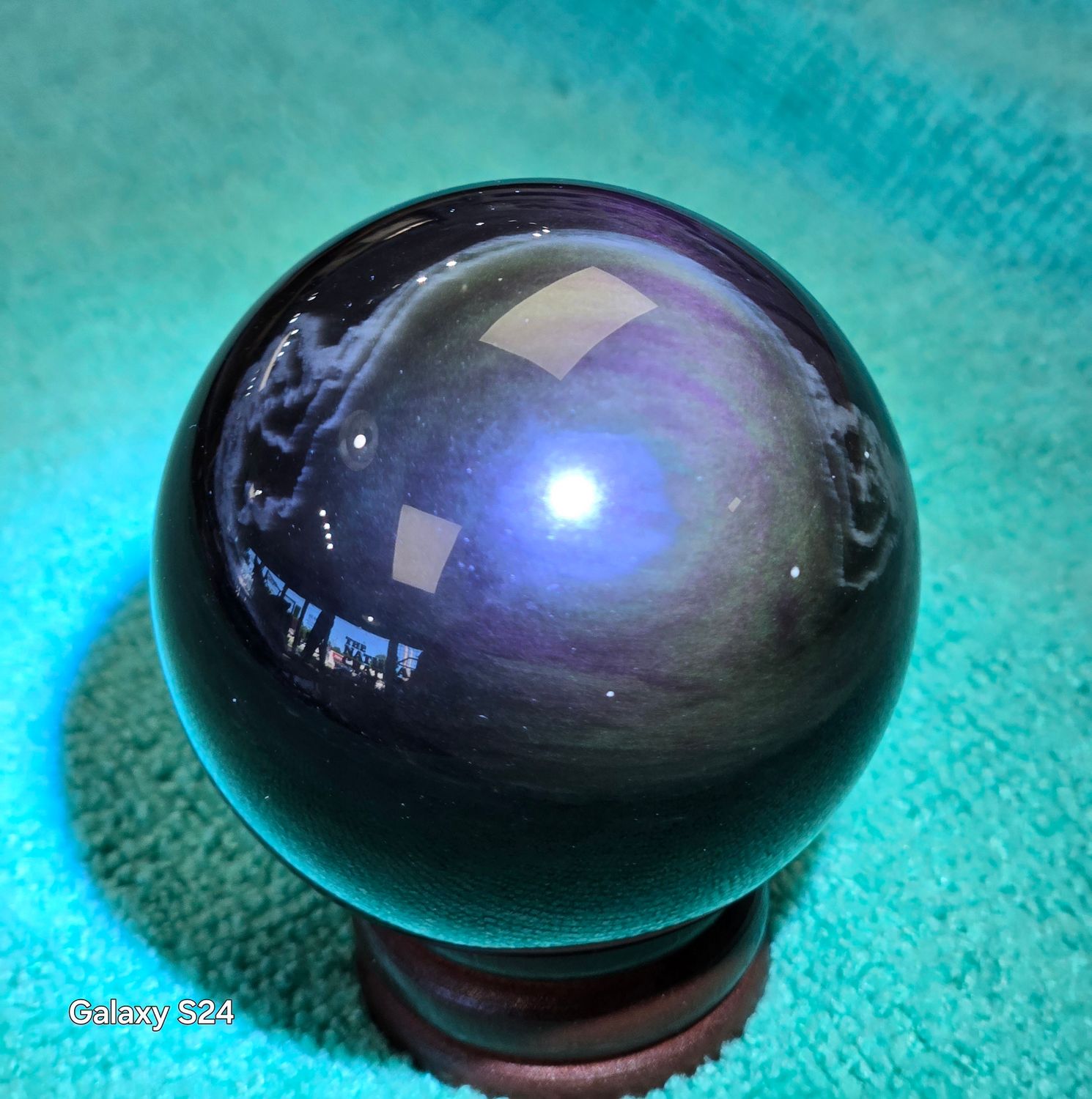 Rainbow Obsidian Sph