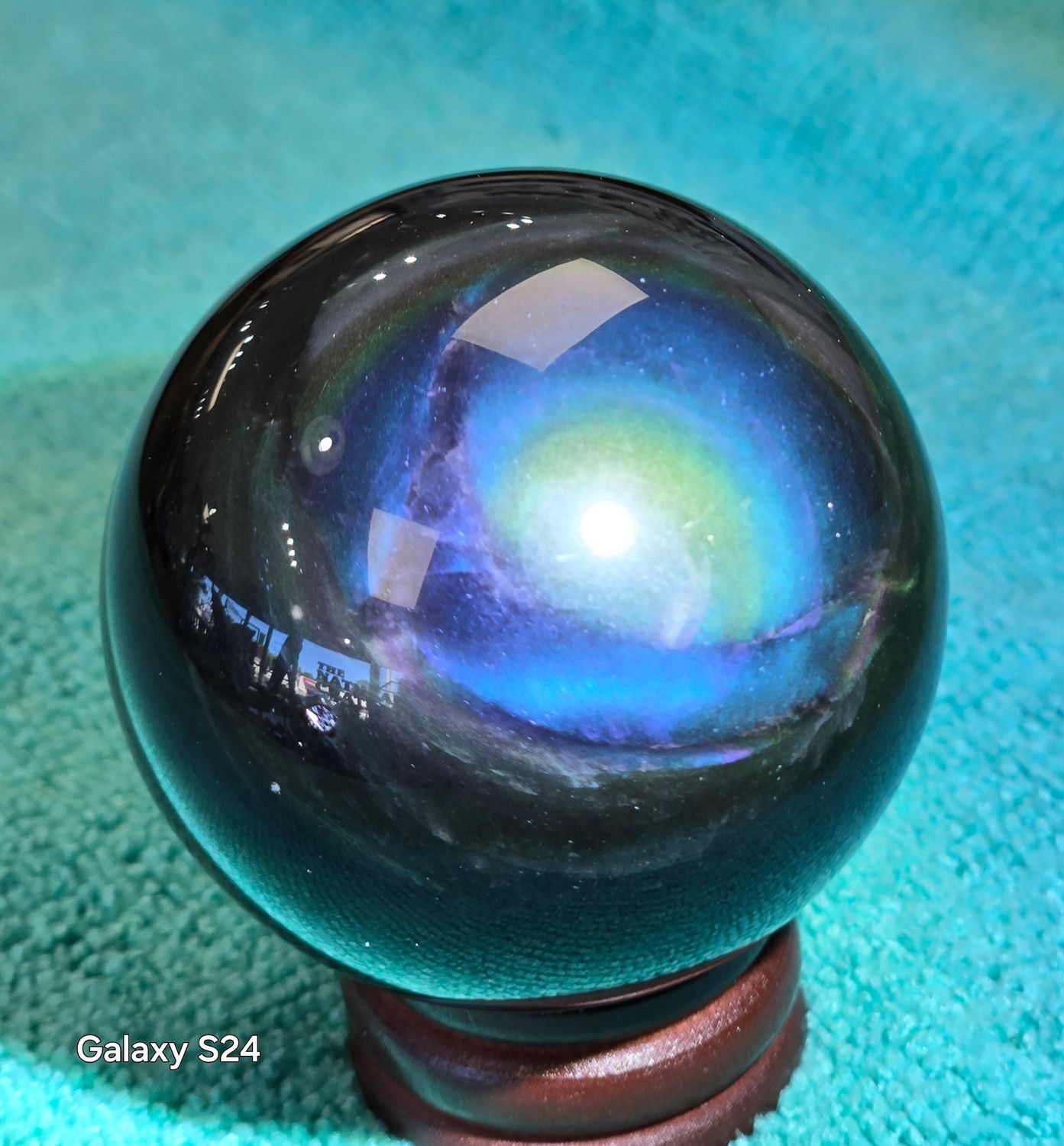 Rainbow Obsidian Sph