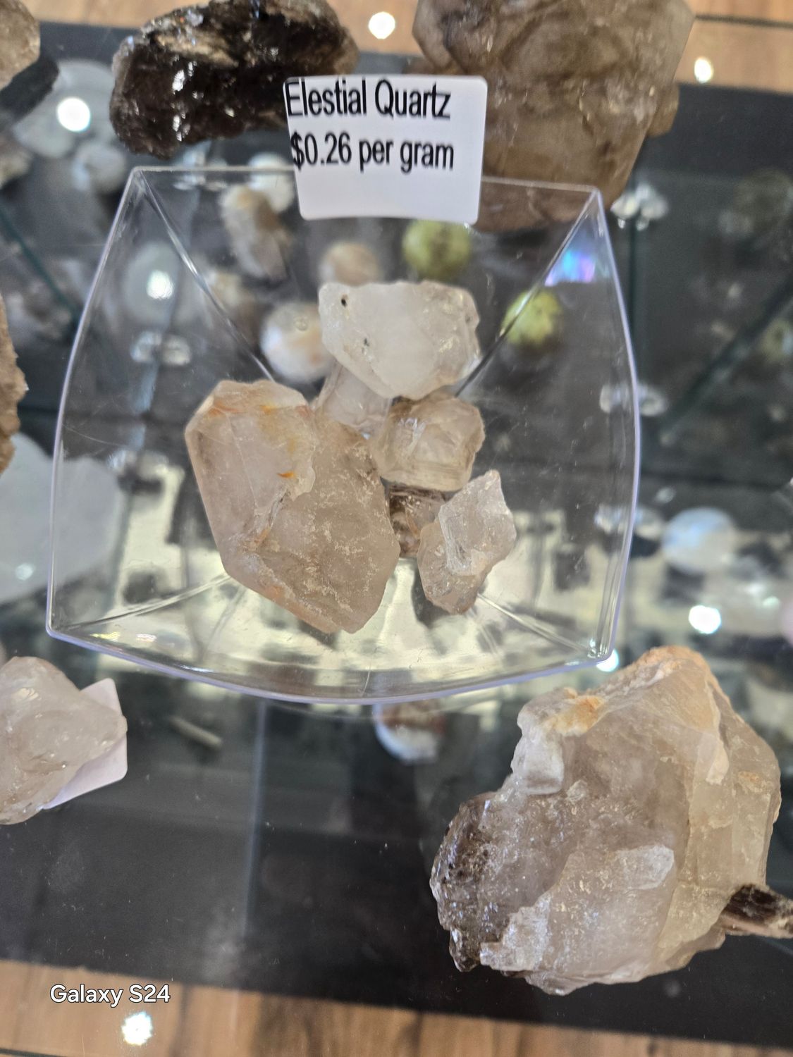 Elestial Quartz X per gram