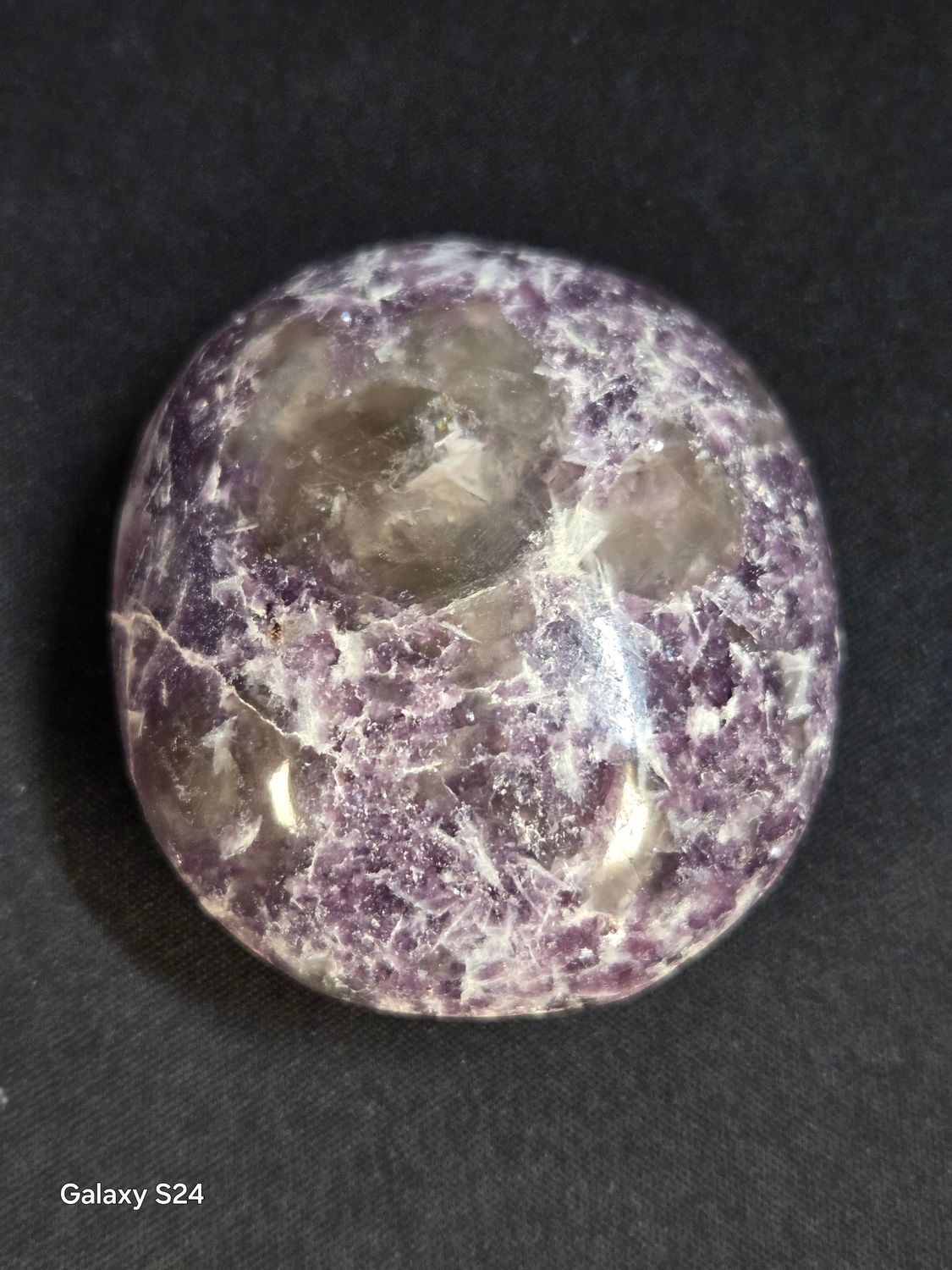 Lepidolite Palm VII