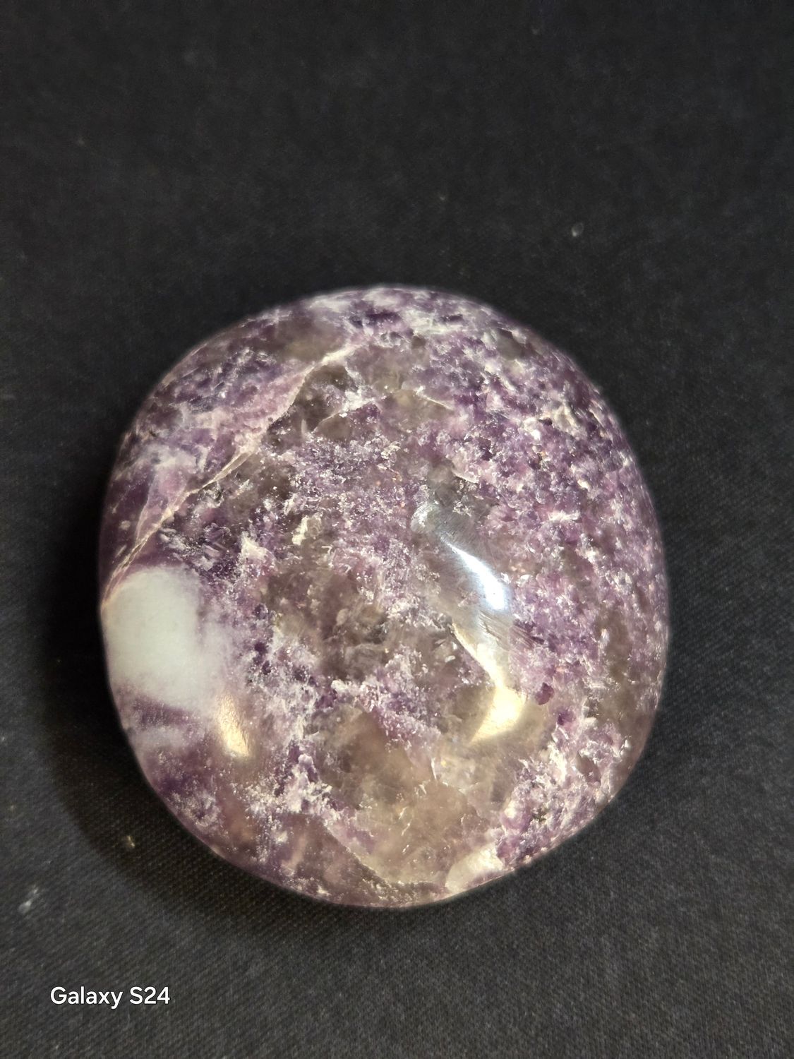 Lepidolite Palm VII